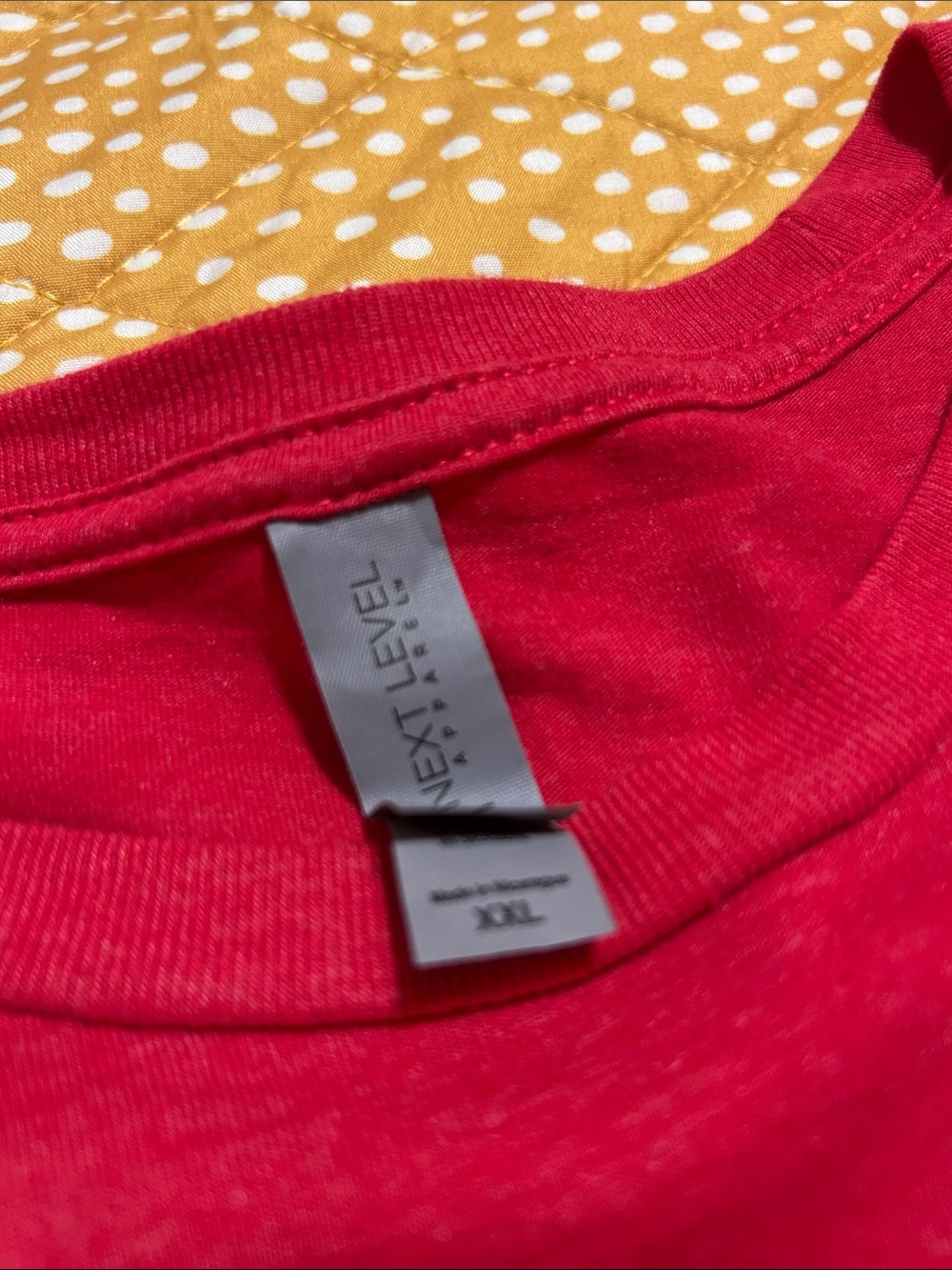 William Beckmann  Red Graphic Tee - "Everything Will Be Fine" - Picture 3 of 3
